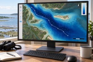 how to use qgis for marine data