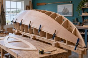 how to make a curved flexible hull