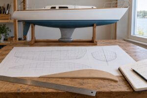 how to design a keel for a small sailboat