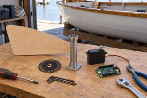 how to build a wind vane self steering system