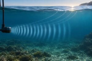how sound travels in water