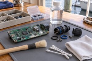 how to clean salt water off electronics