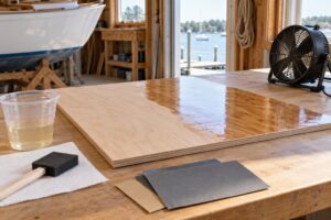 how to seal plywood for marine use