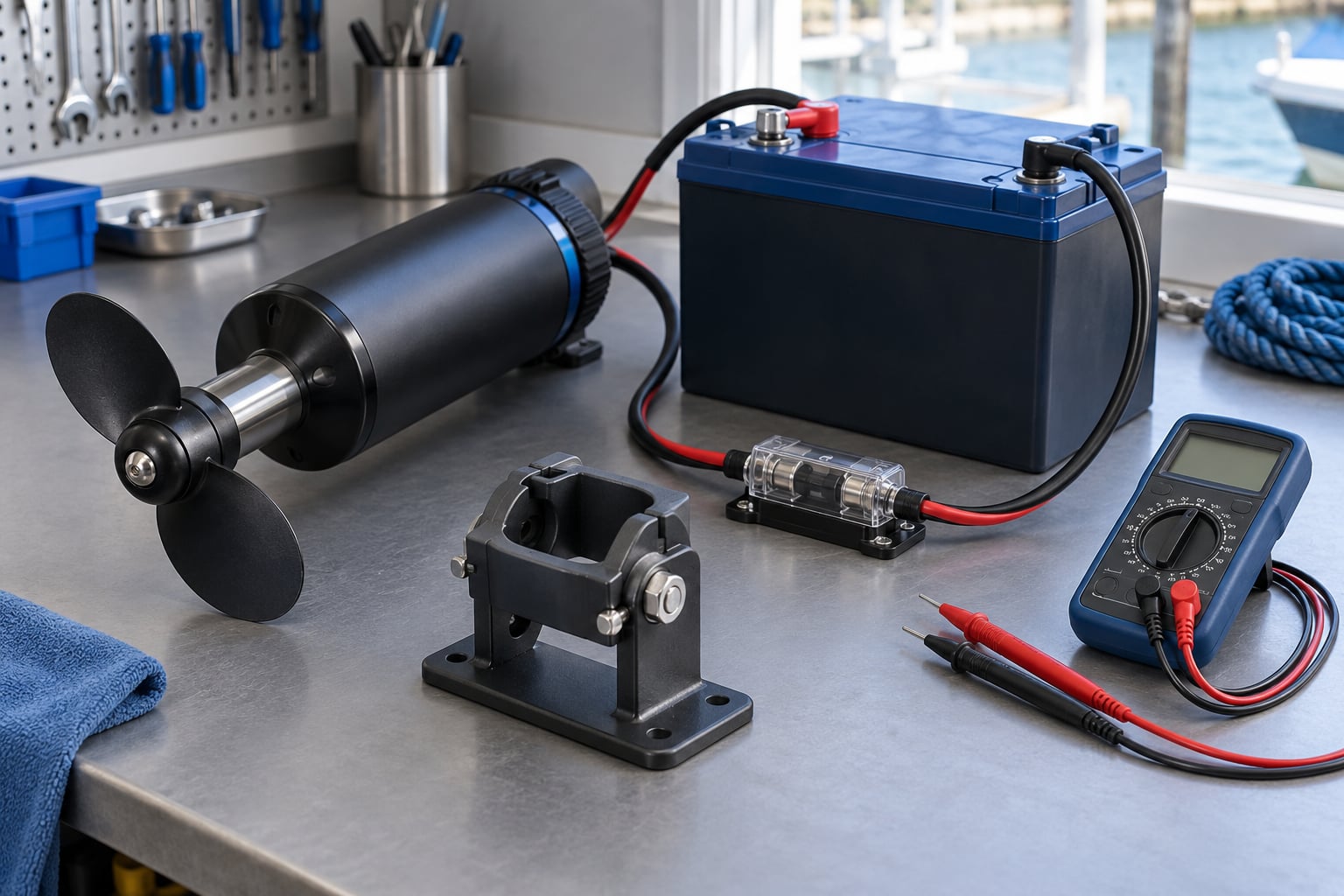 how to choose a motor for a small boat project