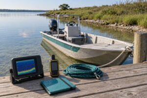 how to use a cheap depth sounder for mapping