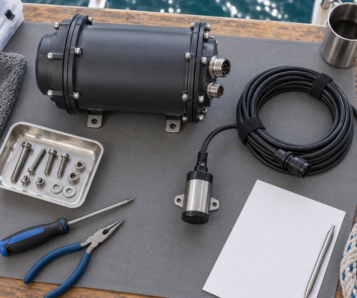 how to source parts for a marine project