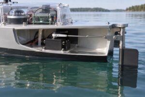 how servo rudders work on autonomous boats