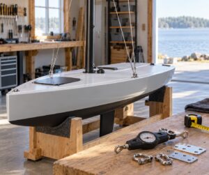 how to set up standing rigging