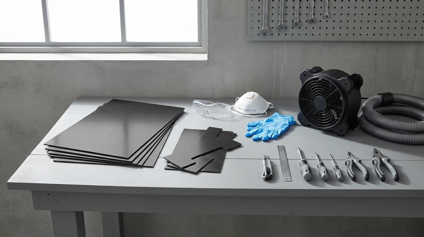 how to work with carbon fiber safely