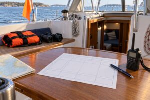 how to write a float plan