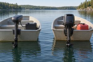 how electric outboards compare to gas