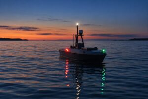 what lights a small unmanned boat needs