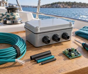 how to waterproof electronics for marine use