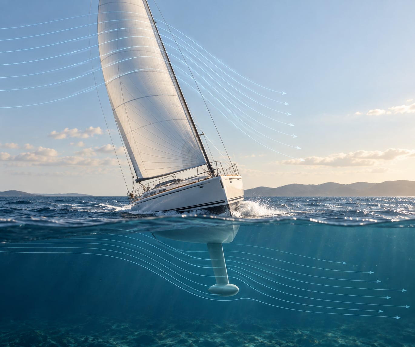 how a sail generates lift