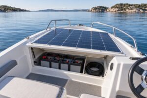how to pick a battery for a solar powered boat