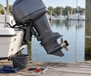 why is my outboard not peeing water