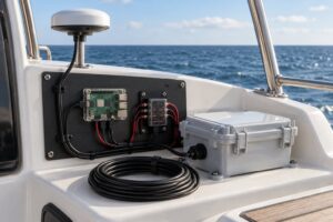 how to log gps data on a boat
