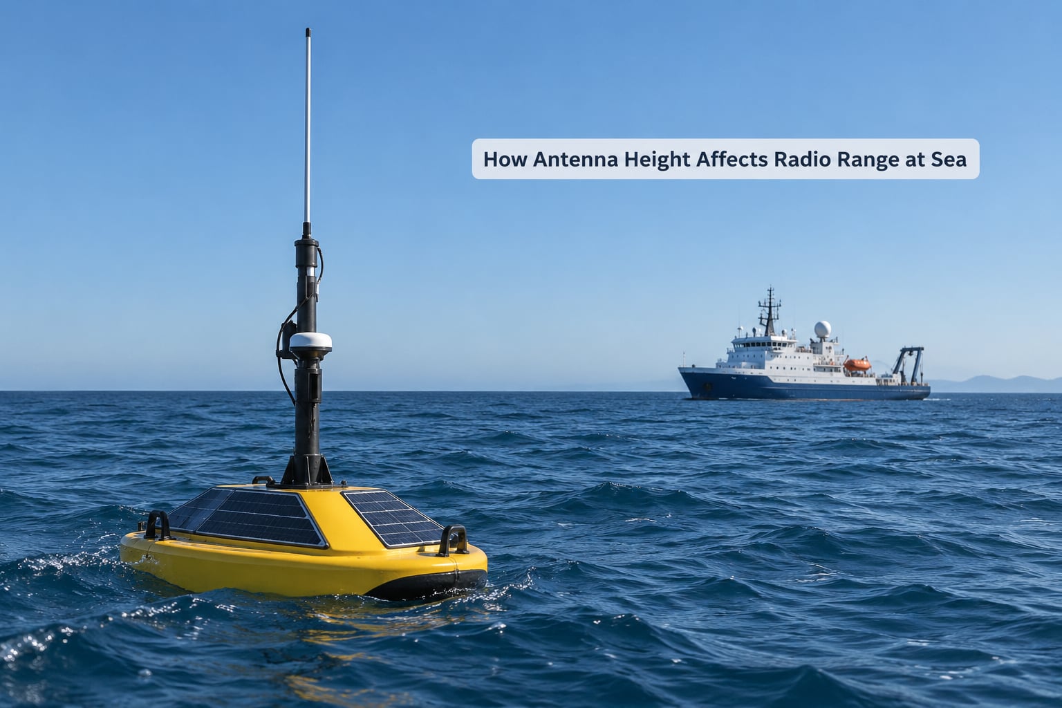 How Antenna Height Affects Radio Range at Sea
