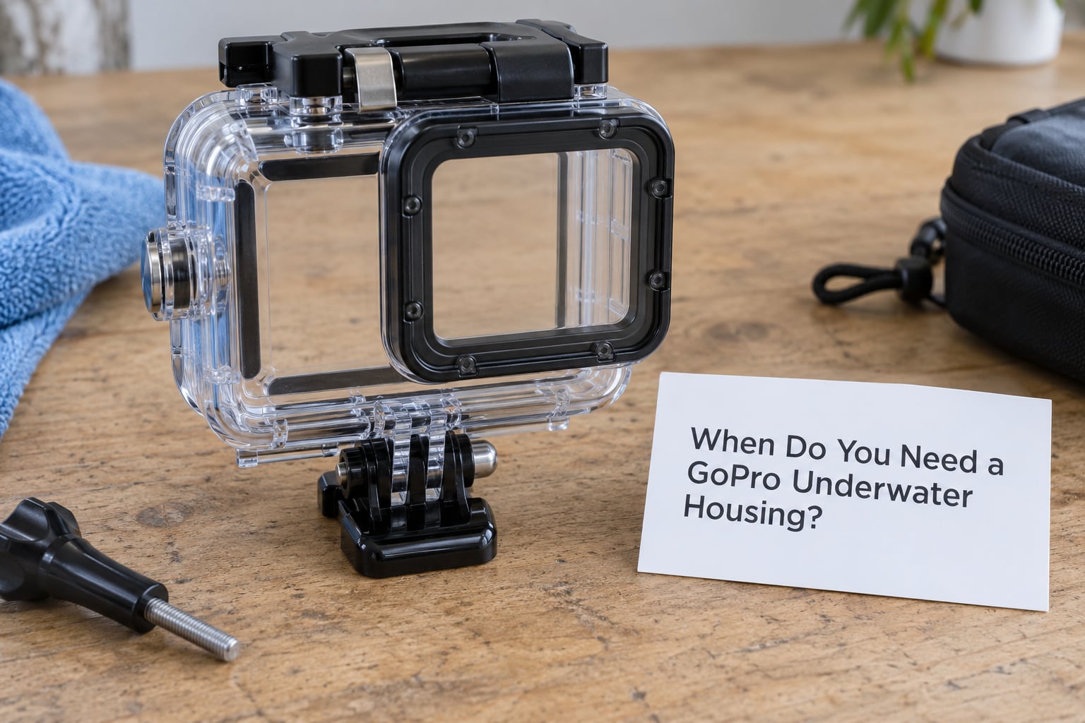 When Do You Need a GoPro Underwater Housing?