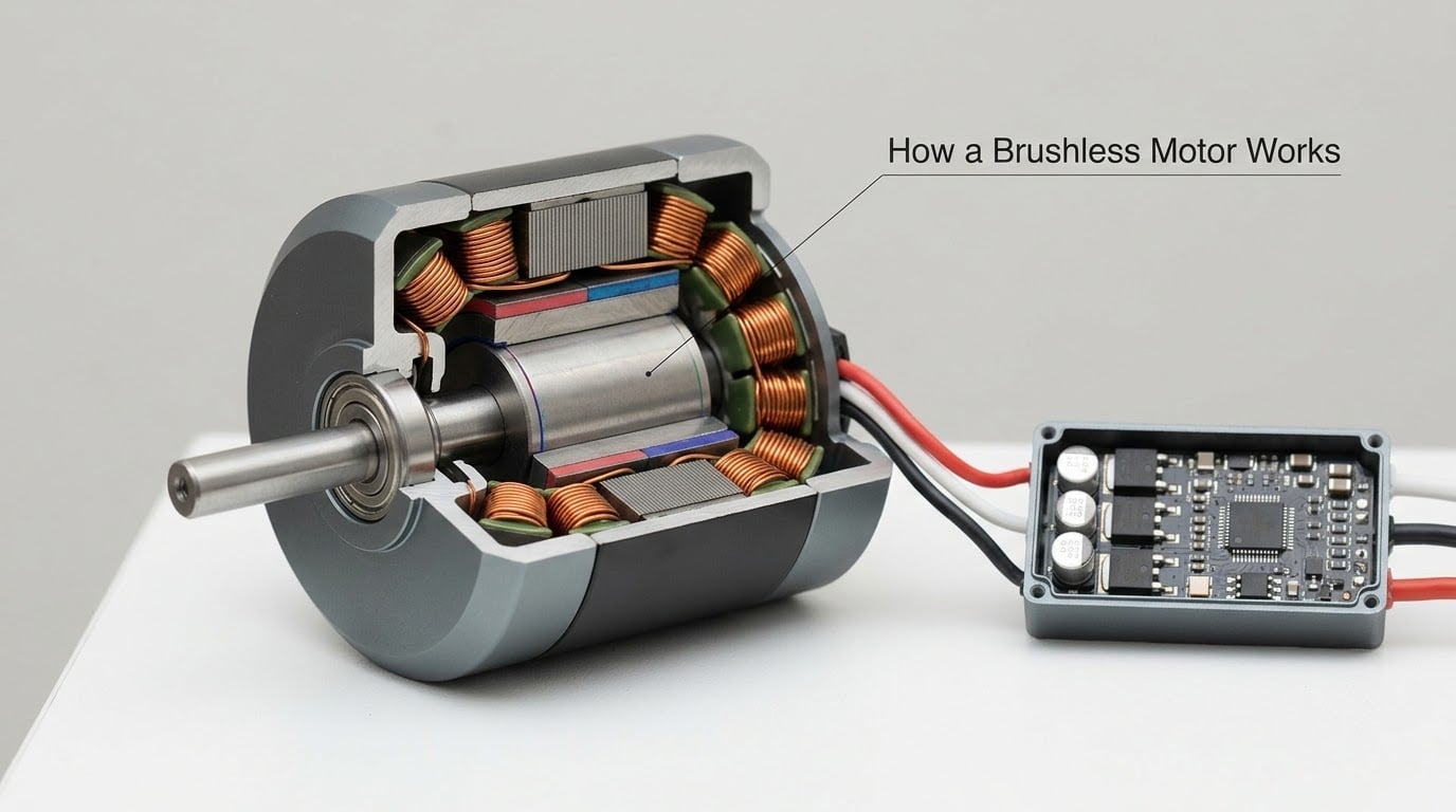 How a Brushless Motor Works