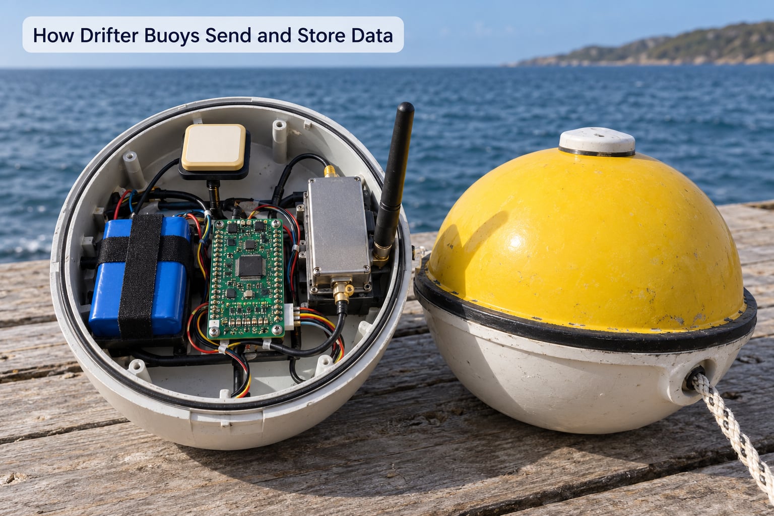 How Drifter Buoys Send and Store Data