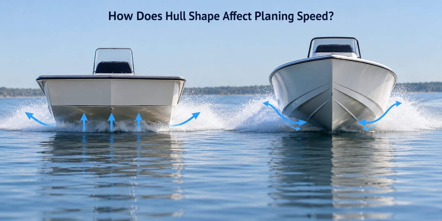 How Does Hull Shape Affect Planing Speed?