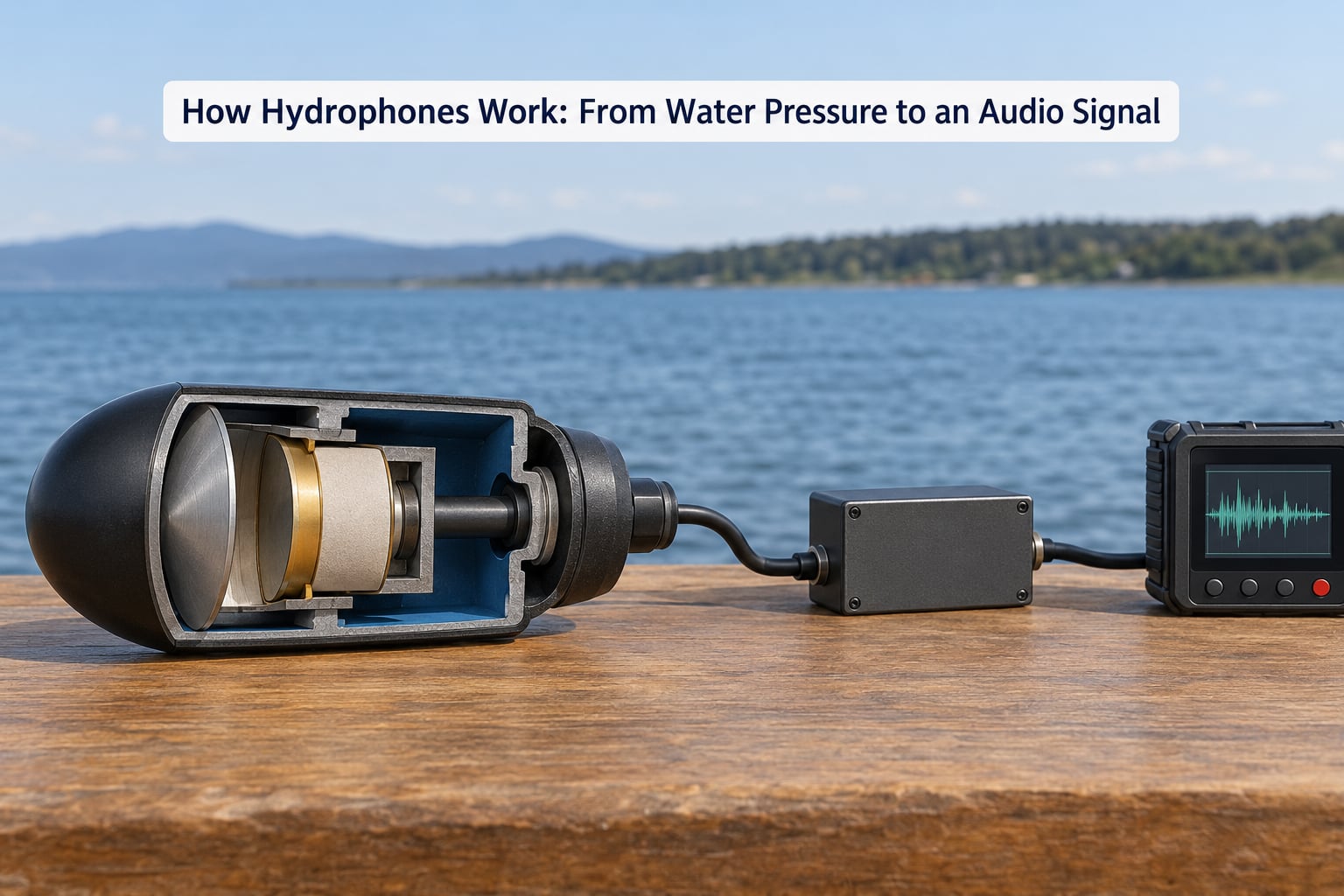 How Hydrophones Work: From Water Pressure to an Audio Signal