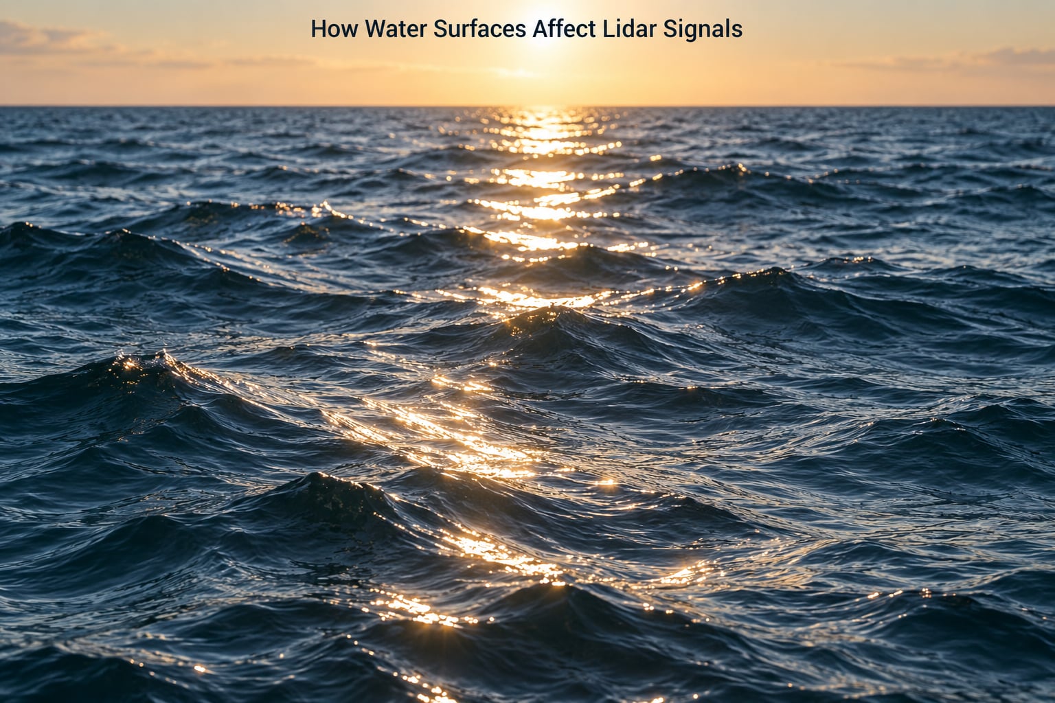 How Water Surfaces Affect Lidar Signals
