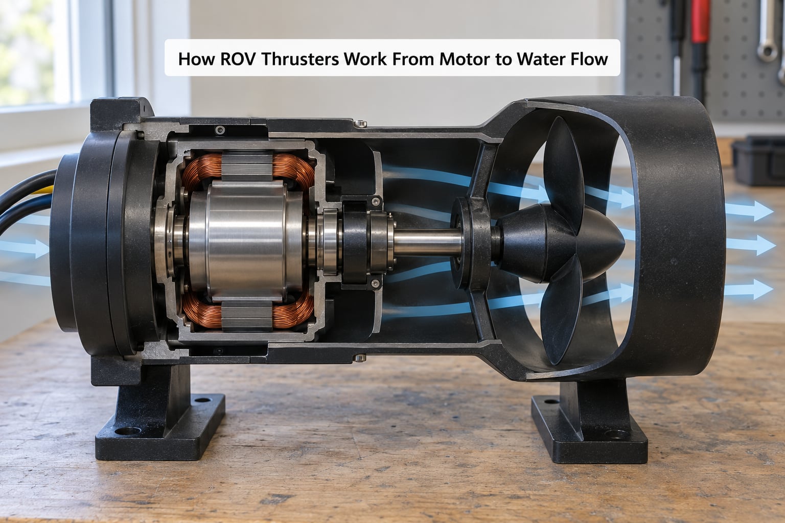 How ROV Thrusters Work From Motor to Water Flow
