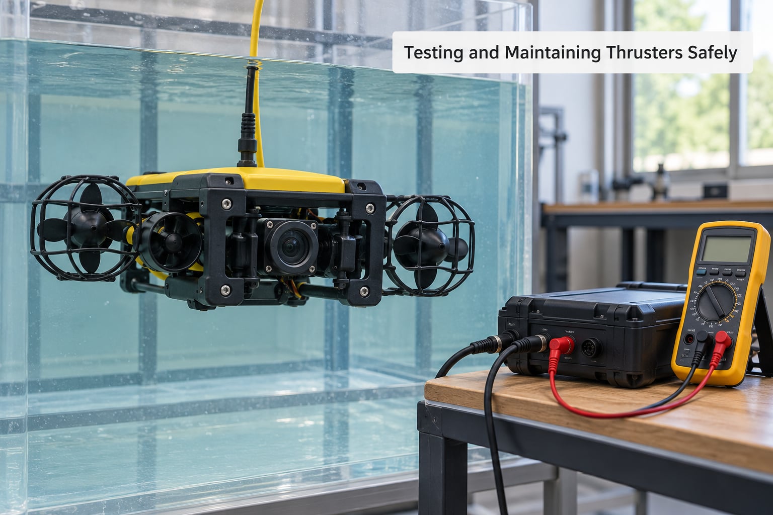 Testing and Maintaining Thrusters Safely