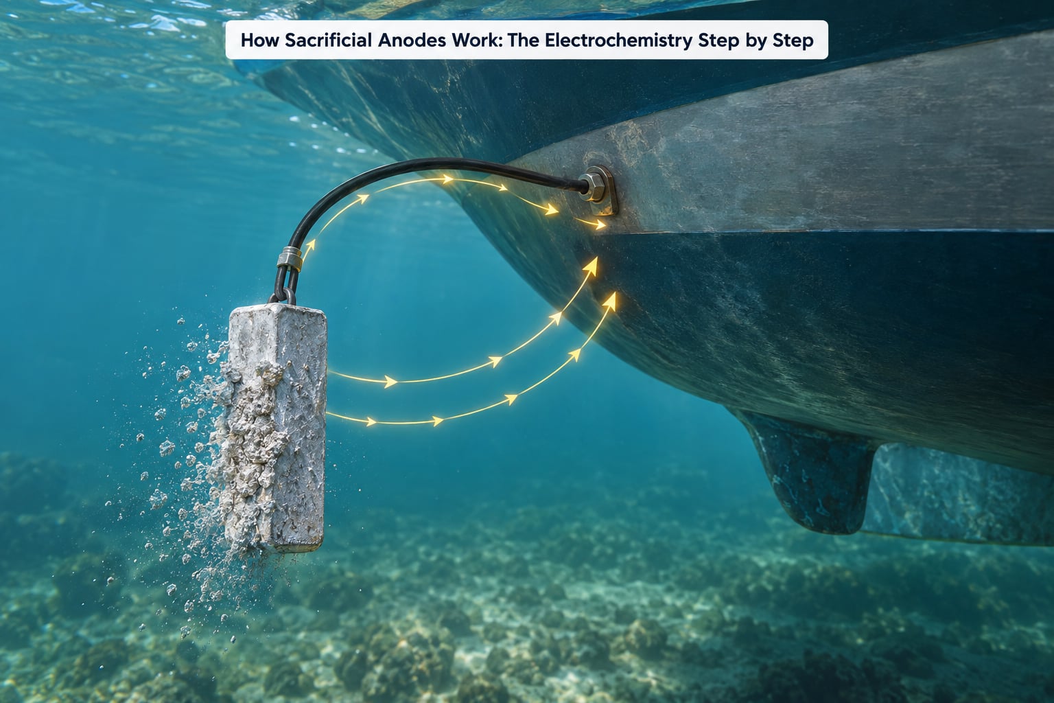 How Sacrificial Anodes Work: The Electrochemistry Step by Step