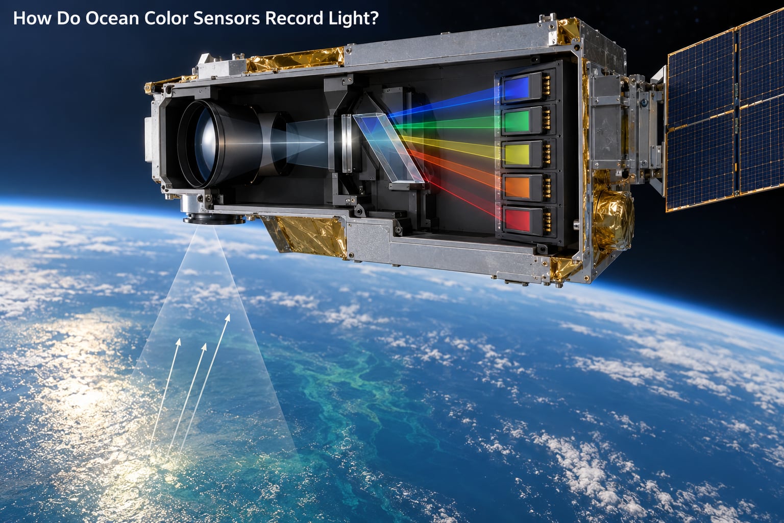 How Do Ocean Color Sensors Record Light?