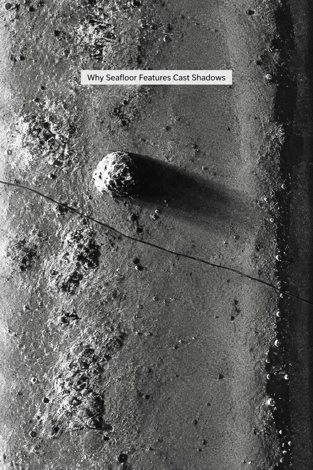 Why Seafloor Features Cast Shadows
