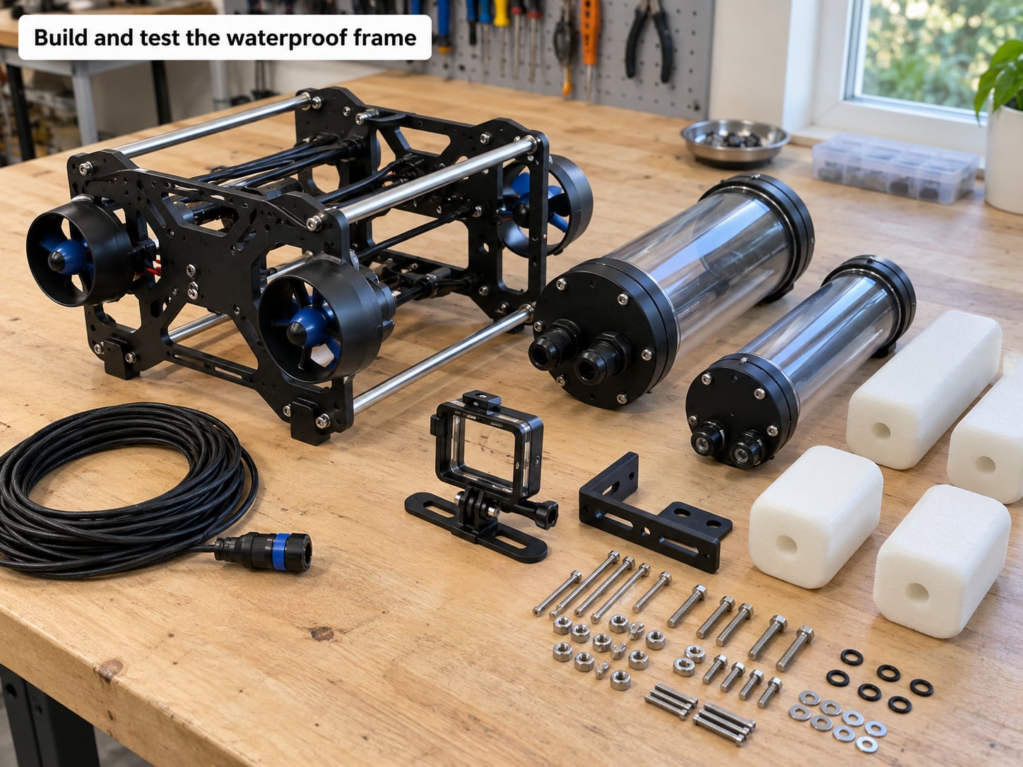 Build and test the waterproof frame