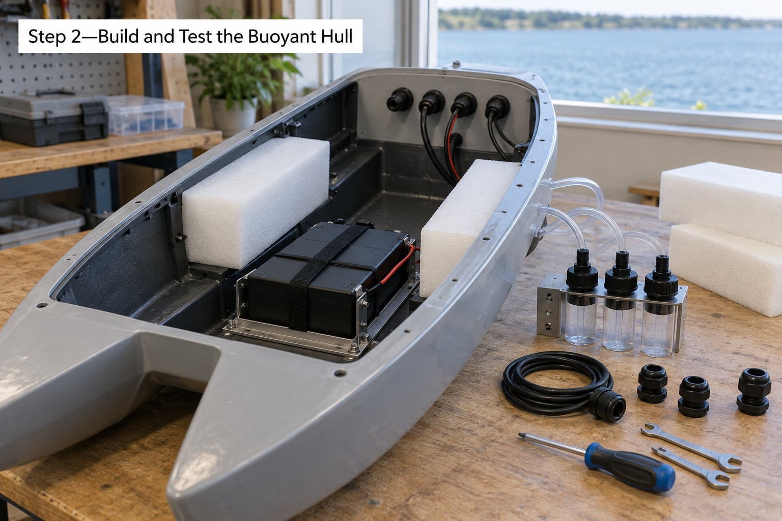 Step 2—Build and Test the Buoyant Hull