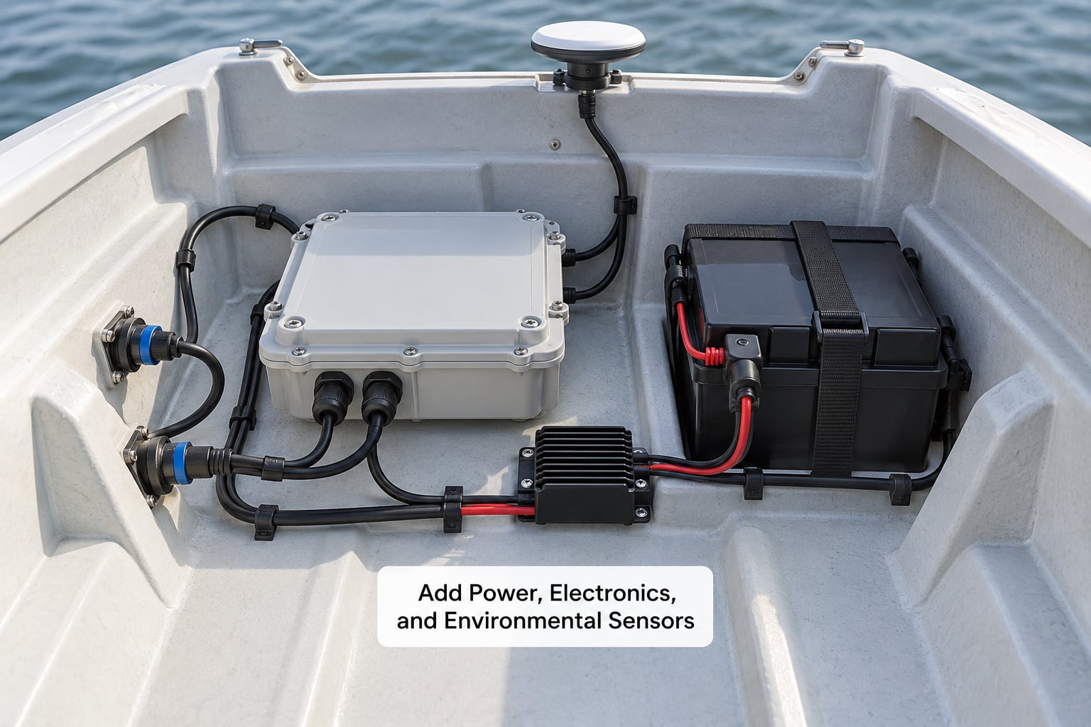 Add Power, Electronics, and Environmental Sensors