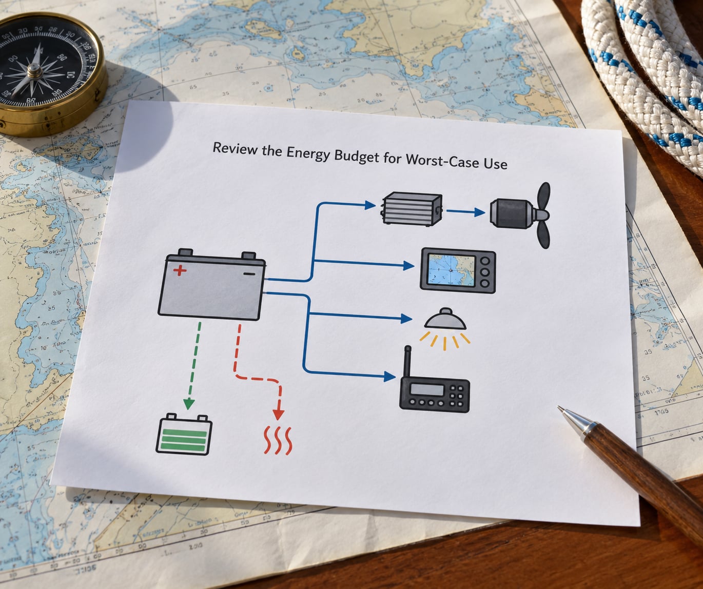 Review the Energy Budget for Worst-Case Use