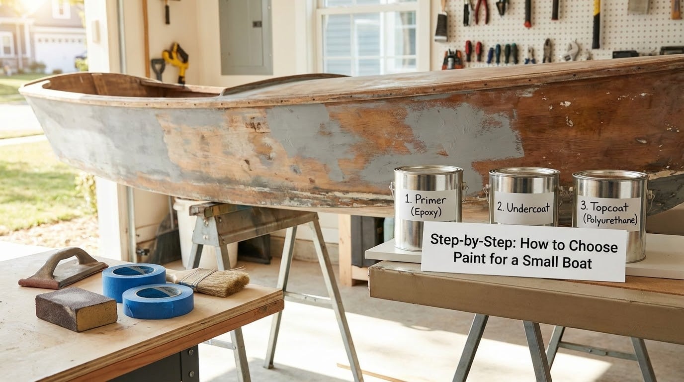 Step-by-Step: How to Choose Paint for a Small Boat