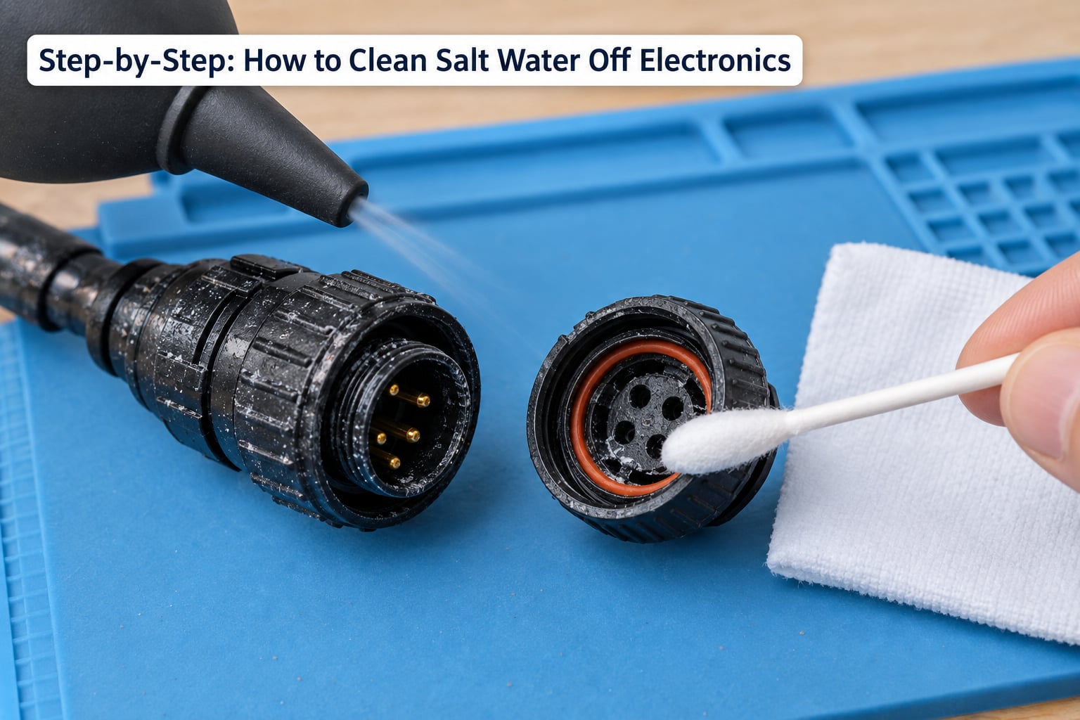 Step-by-Step: How to Clean Salt Water Off Electronics
