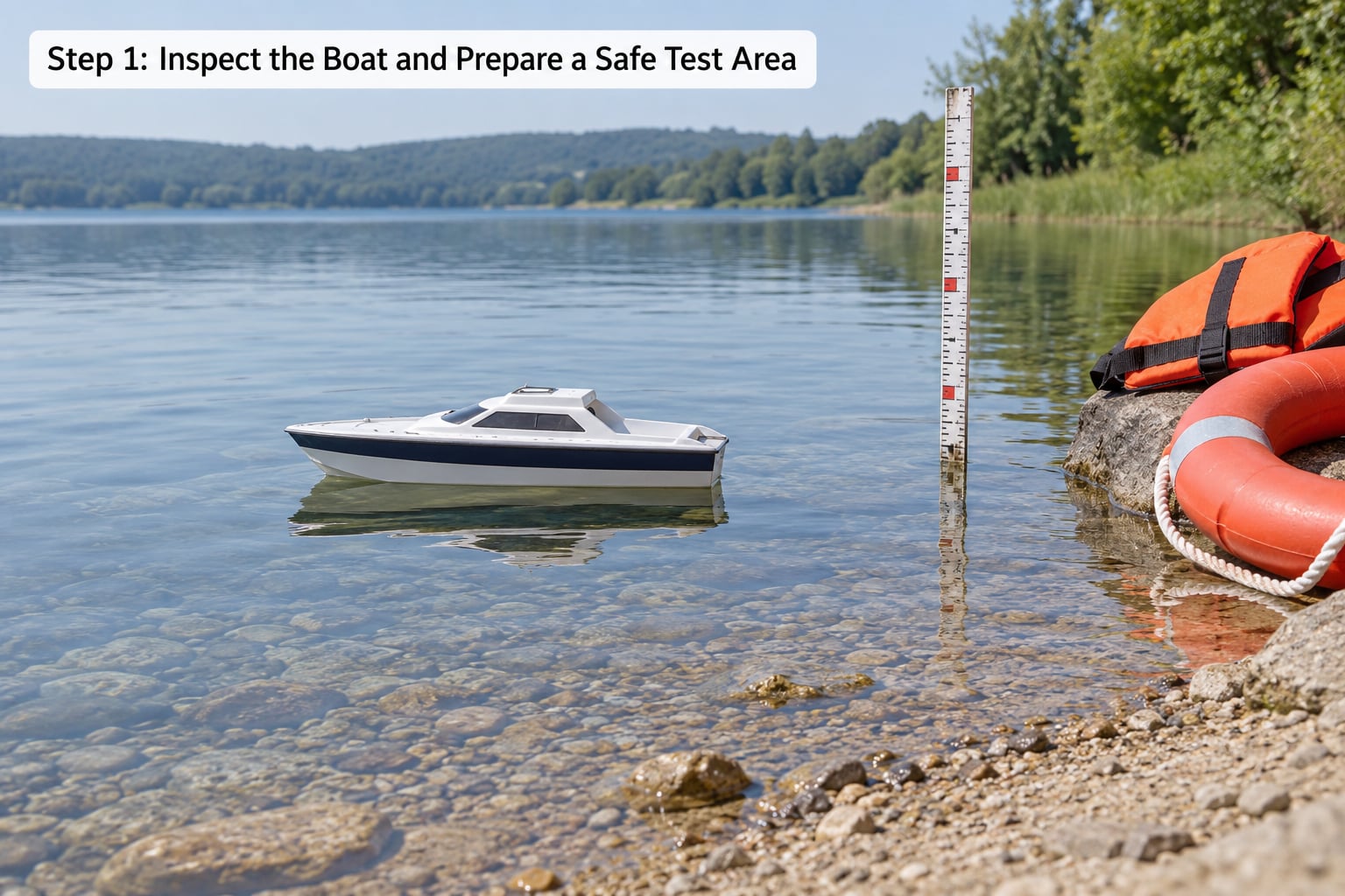 Step 1: Inspect the Boat and Prepare a Safe Test Area
