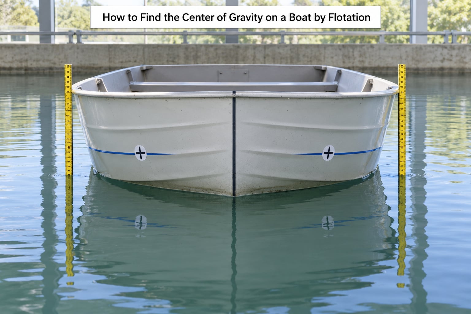 How to Find the Center of Gravity on a Boat by Flotation