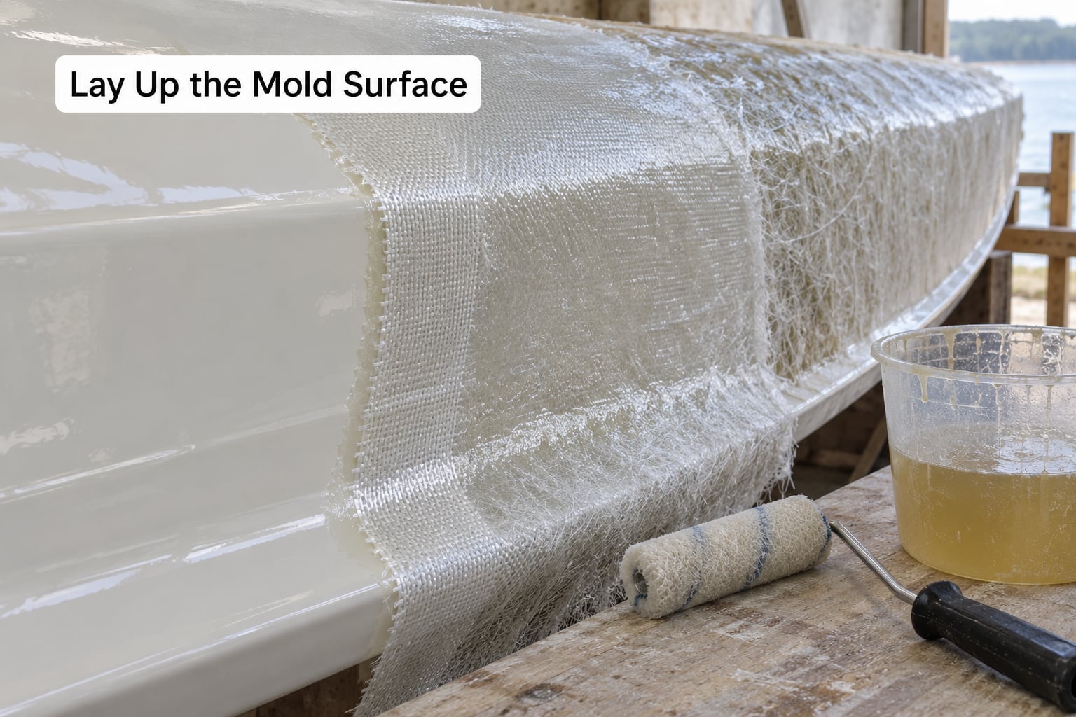 Lay Up the Mold Surface