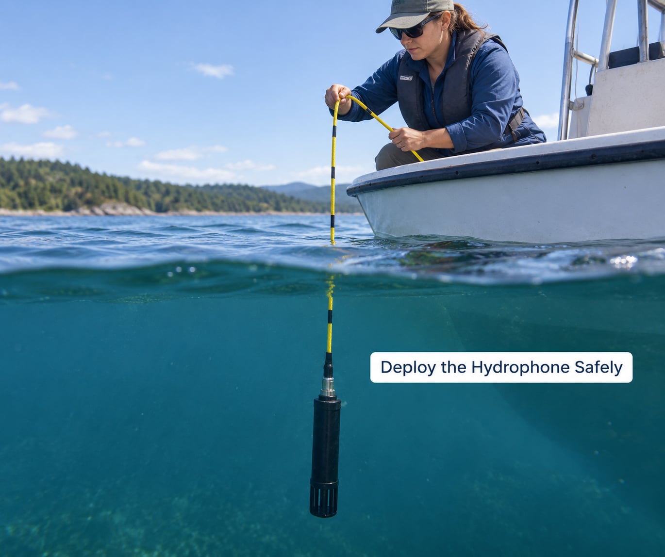 Deploy the Hydrophone Safely
