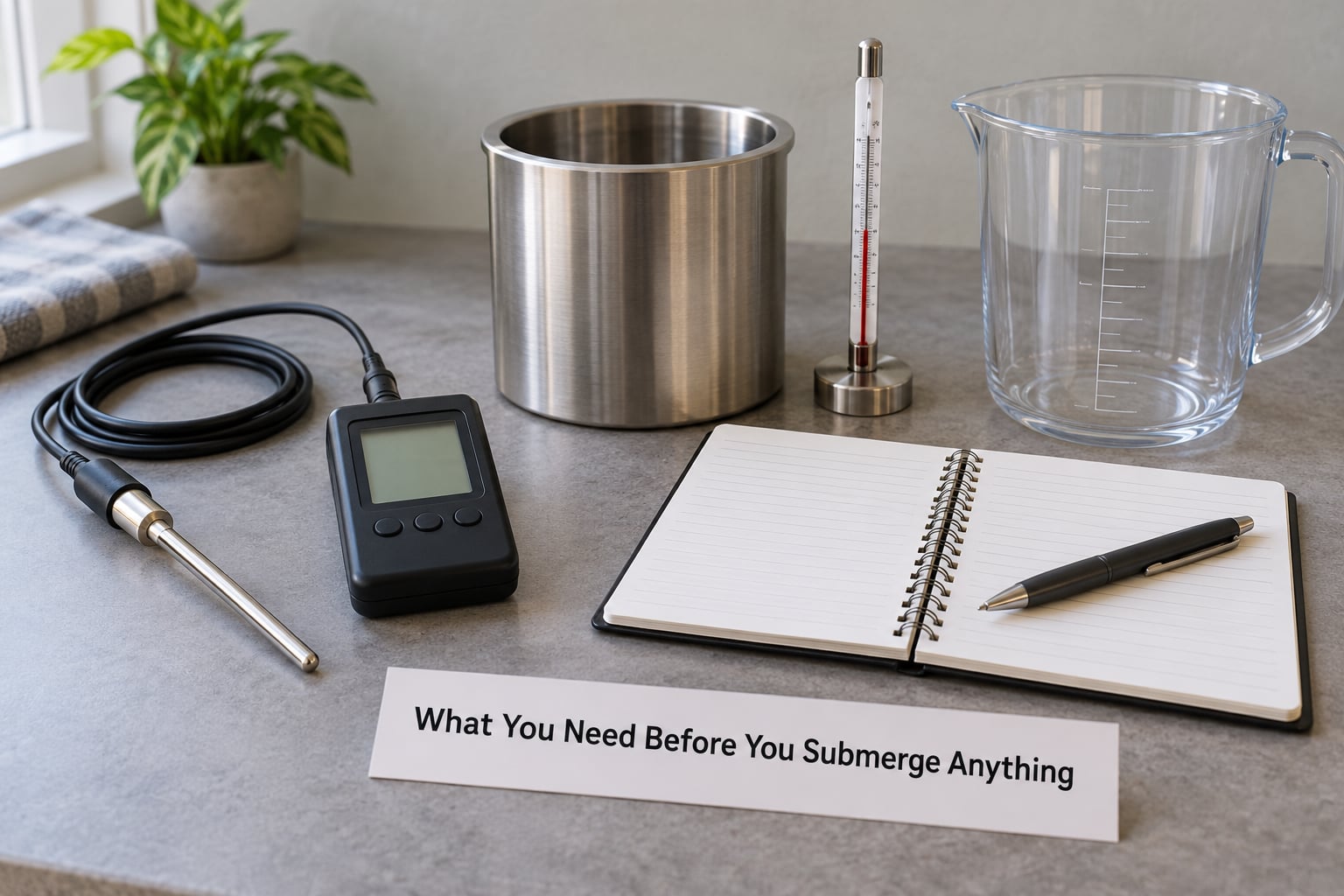 What You Need Before You Submerge Anything