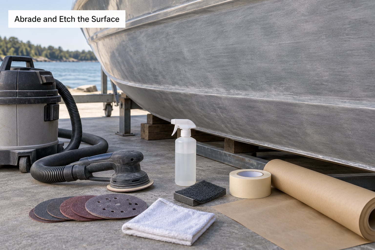 Abrade and Etch the Surface