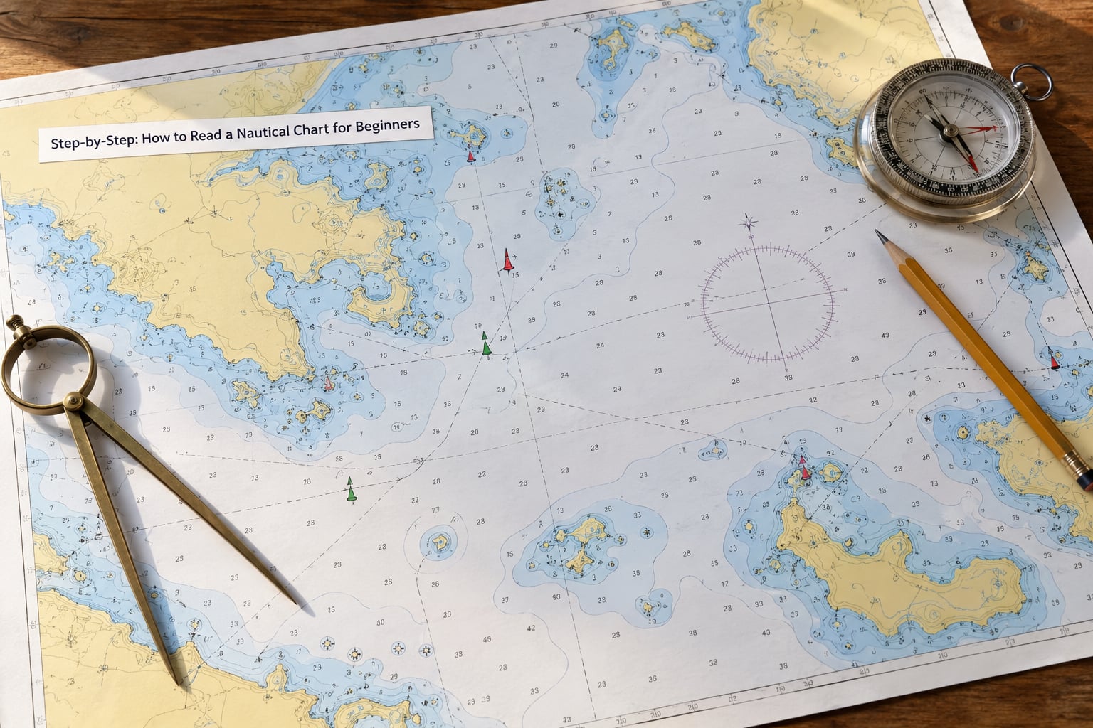 Step-by-Step: How to Read a Nautical Chart for Beginners