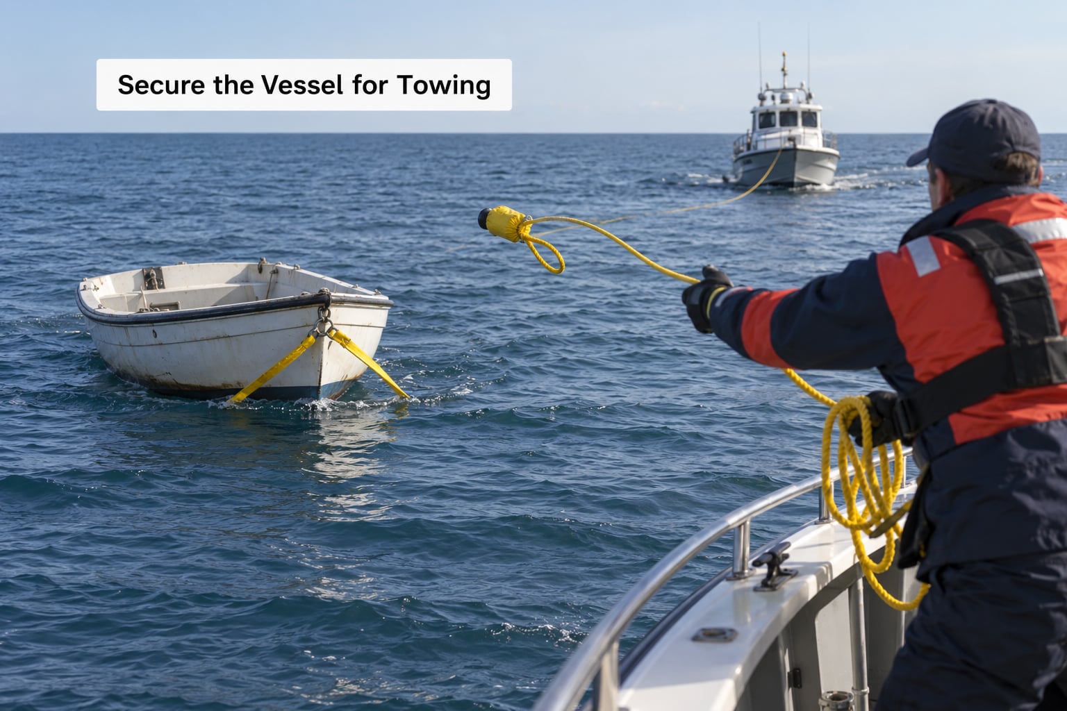 Secure the Vessel for Towing