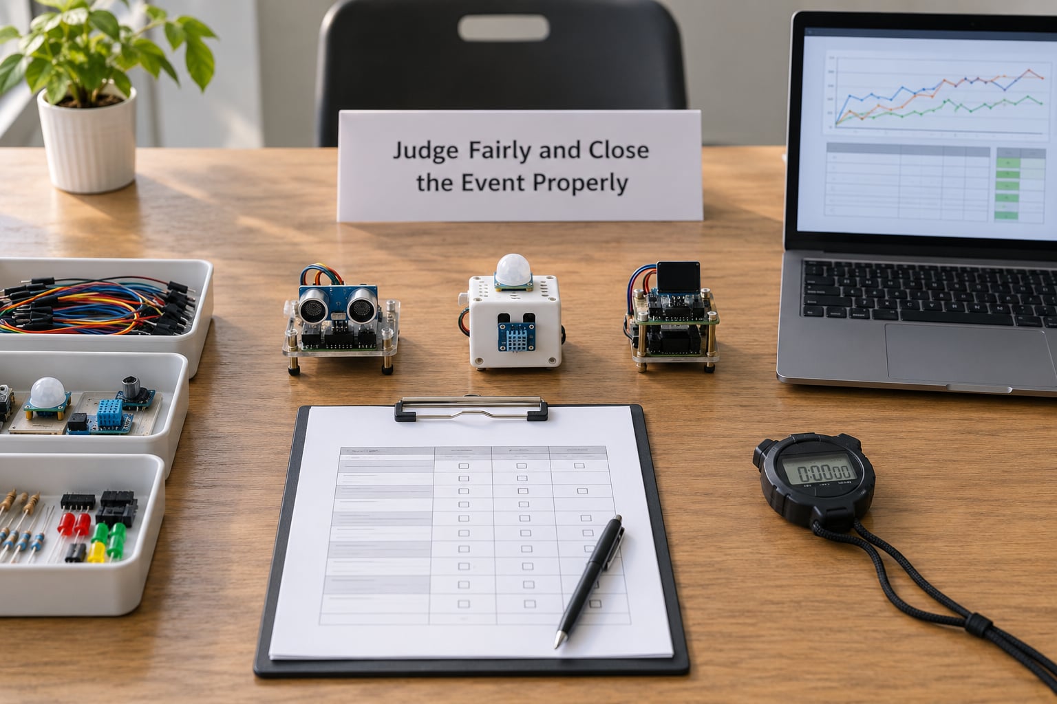 Judge Fairly and Close the Event Properly