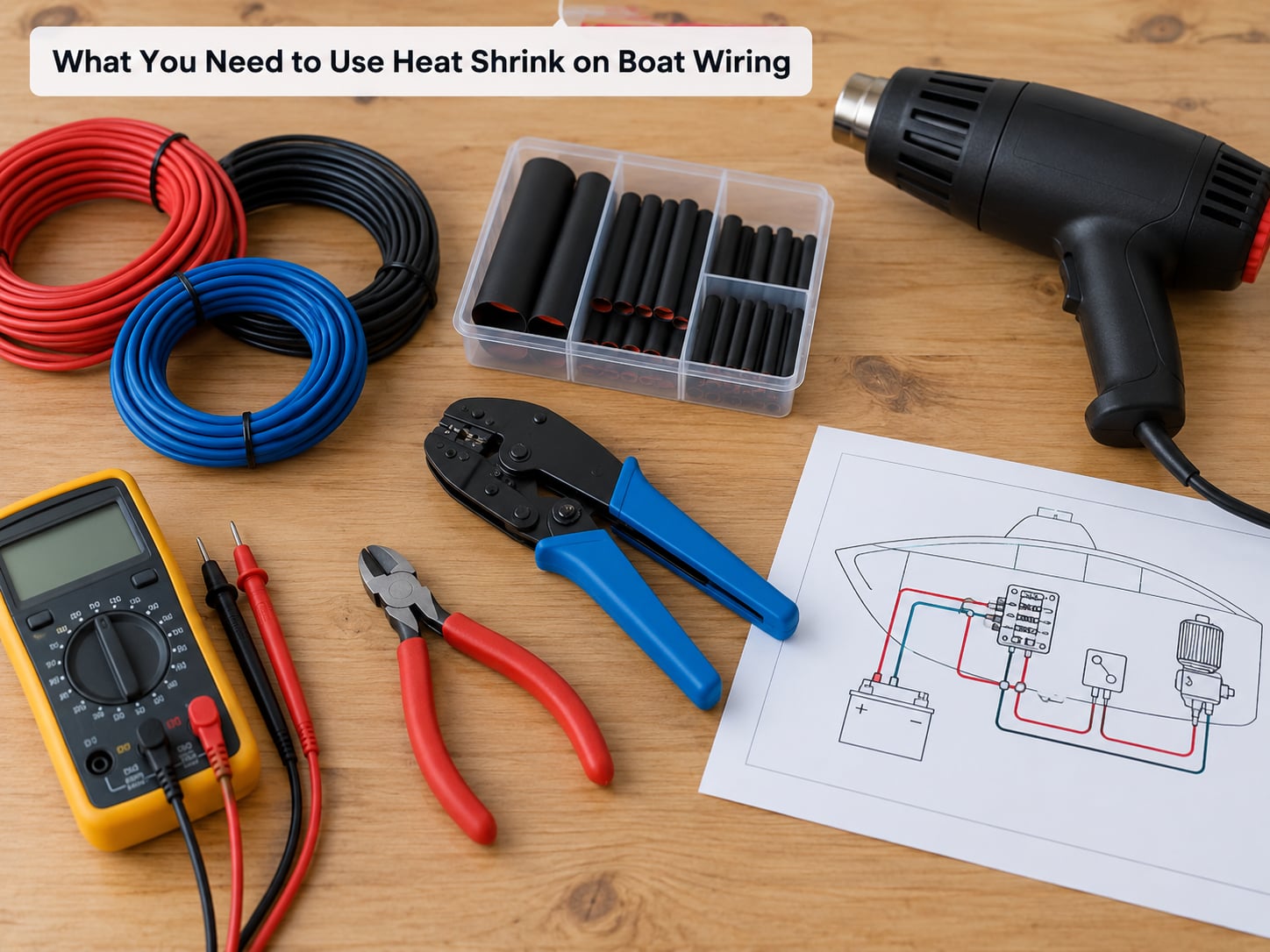 What You Need to Use Heat Shrink on Boat Wiring