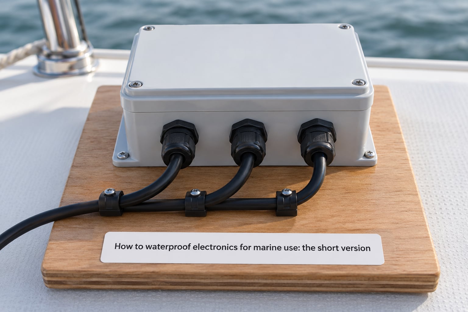 How to waterproof electronics for marine use: the short version